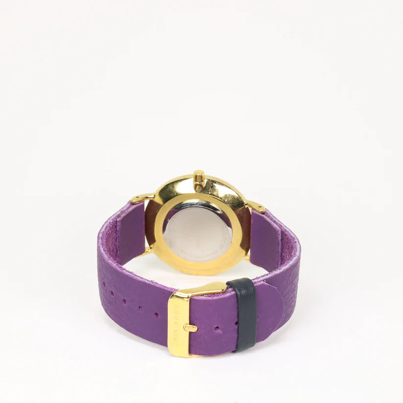 Purple, Blue & Gold Watch