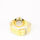 Pale Yellow White & Gold Watch