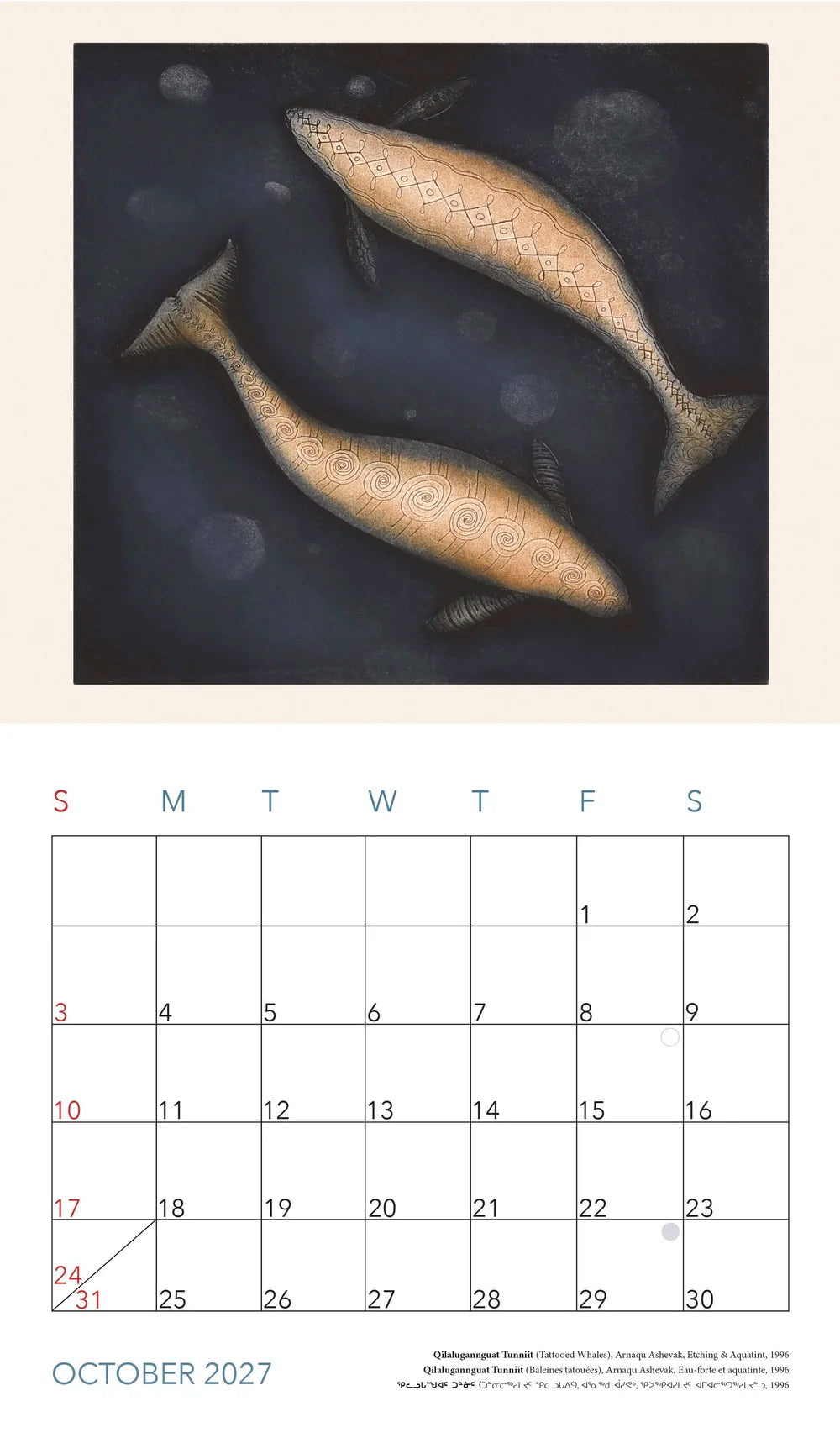 2027 Inuit Art Calendar