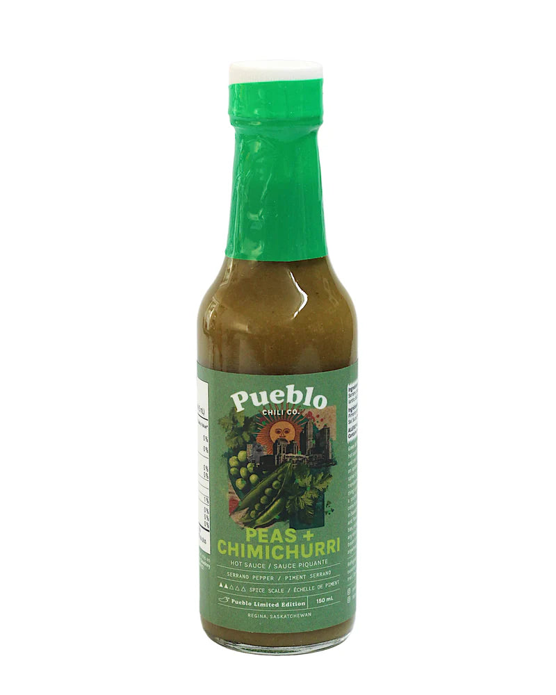 Peas & Chimichurri Hot Sauce