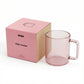 Everyday Glass Mug Pink Cloud