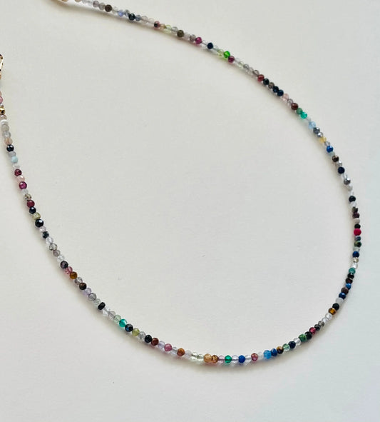 Rainbow Gemstone Double Wrap