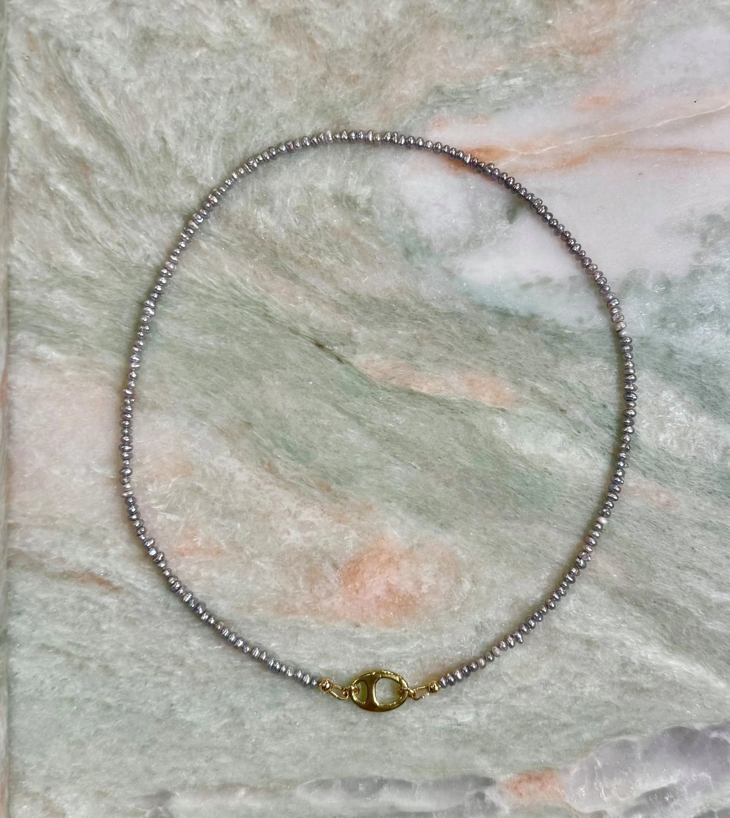 Moonlight Pearl Gemchain