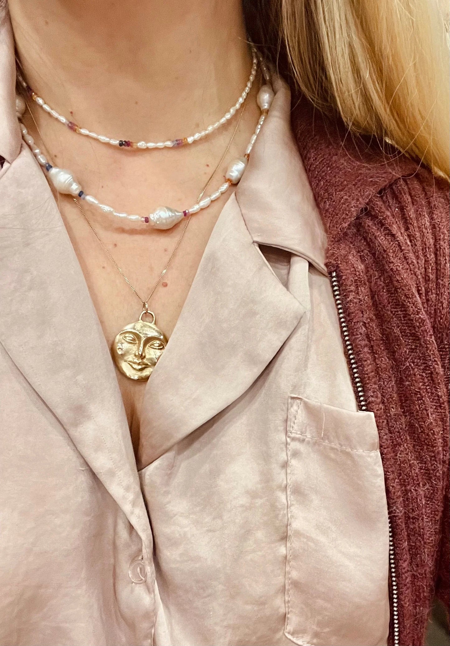 Lumin Pearl Necklace