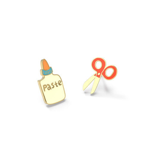 Paste & Scissors Earrings