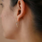 Thea 14kt Gold Bar Stud Earrings
