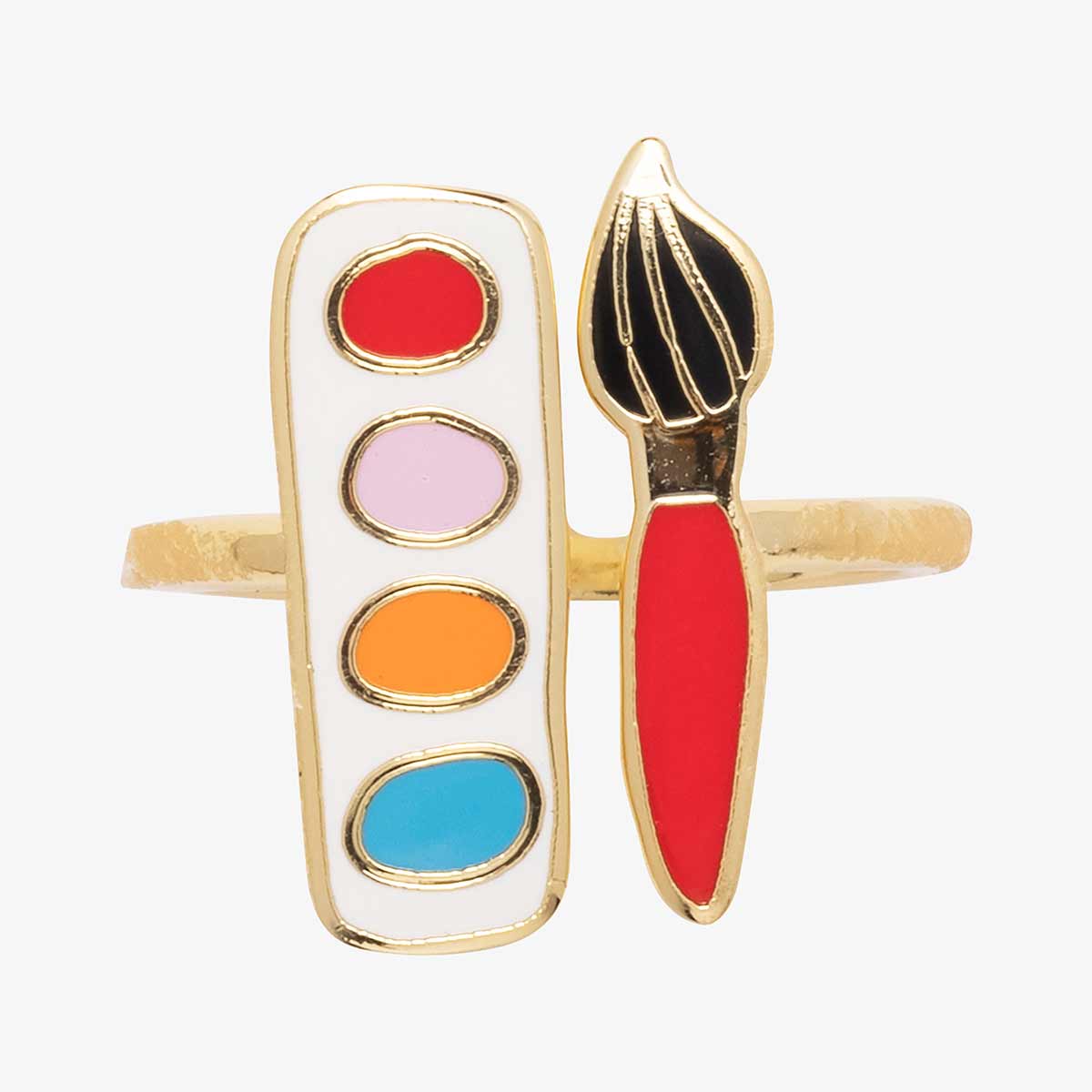 Watercolours & Brush Ring