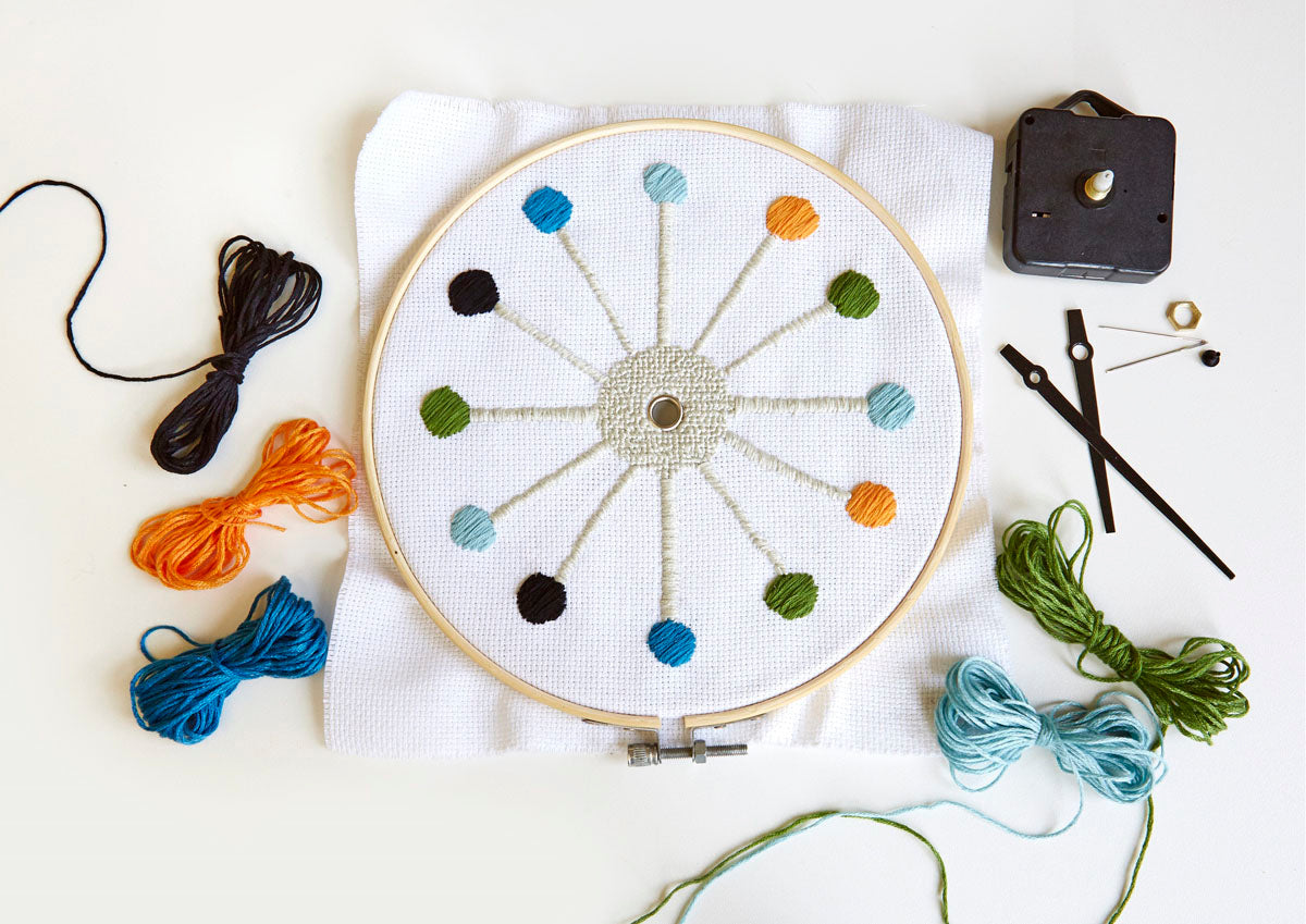 DIY Cross Stitch Clock