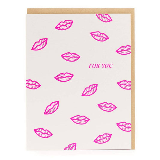 For You Lips Card