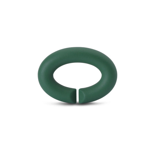 X Jewellery Link Keen Green Rubber