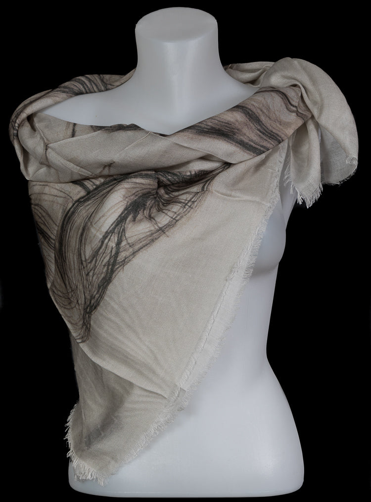 Cashmere Scarfe Portrait de Francoise