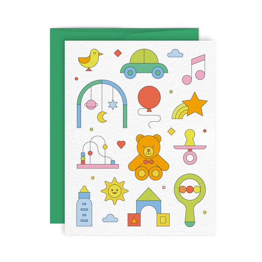 JOUETS (TOYS) — Greeting card