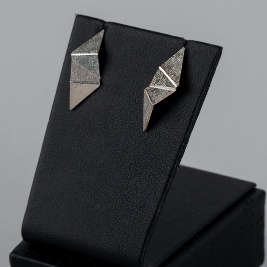 Flux- Origami Lightning Stud Earring