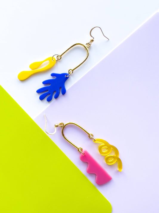 Slime Party Dangle Earrings | Acrylic Earrings
