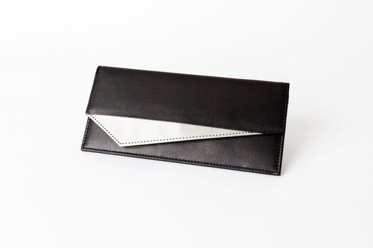 Stewart/Stand Clutch Wallet, Deco - Blk
