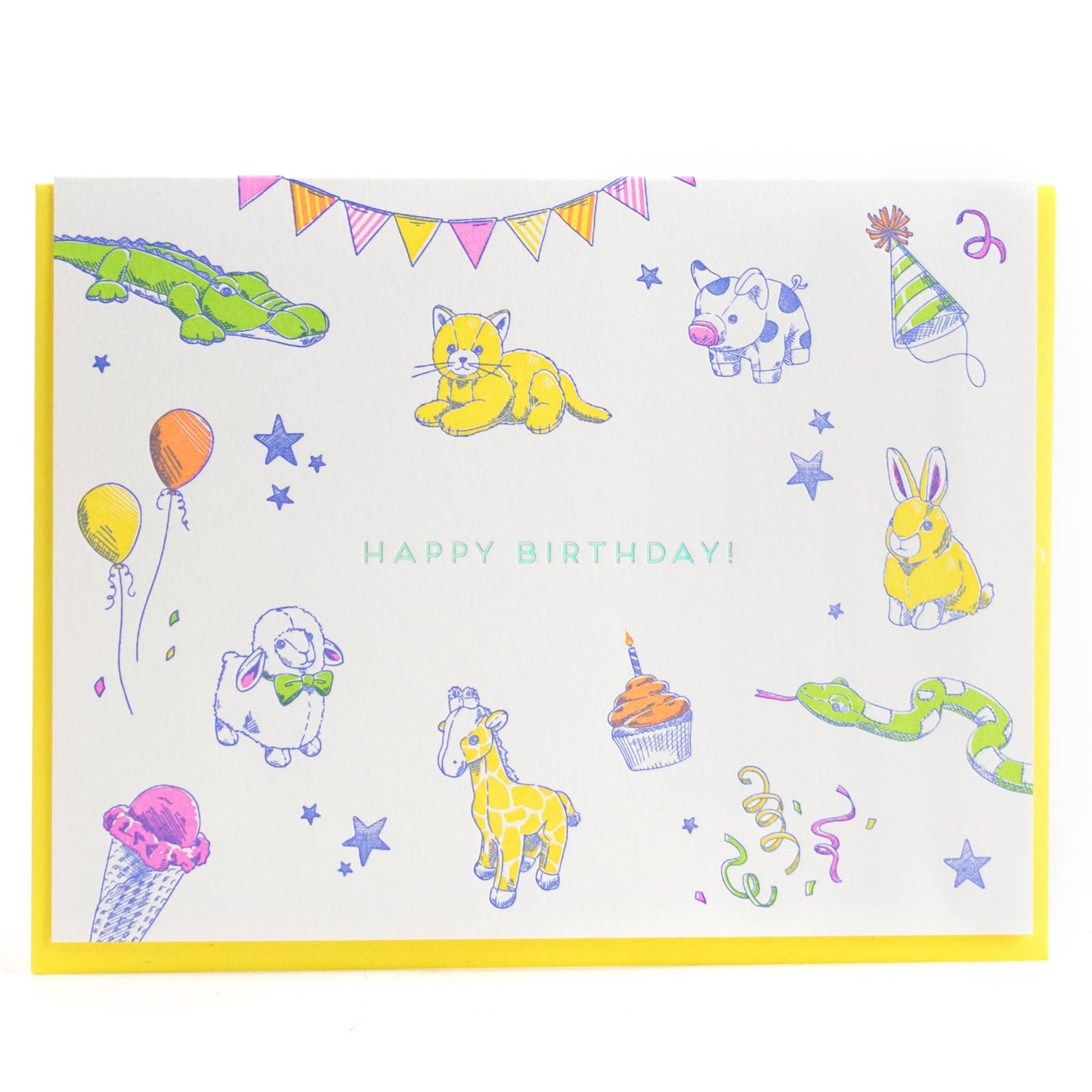 Toys Happy Birthday Card