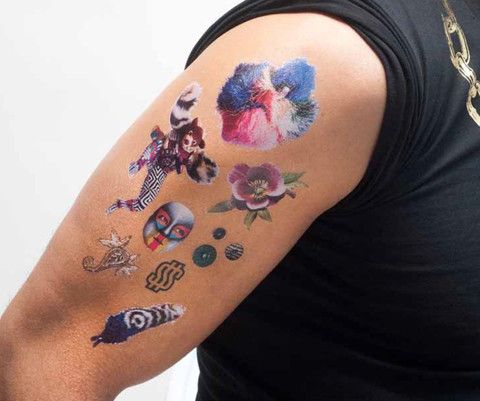 Nick Cave Temporary Tattoos Set